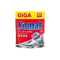 Mosogatógép tabletta 85 db/doboz All in One Extra Somat citrom Gépi mosogatás Somat