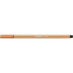 Rostirón, filctoll 1mm, M STABILO Pen 68 sötétokker Filctoll Stabilo