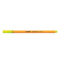 Rostirón, tűfilc 0,4mm, STABILO Point 88 neon sárga Tűfilc Stabilo