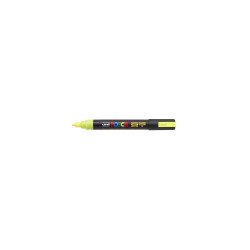 Dekormarker 1,8-2,5mm, Uni Posca PC-5M fluor sárga Dekormarker Uni