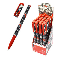 Golyóstoll kupakos, 0,7mm Vinson Sneaker A188 vegyes test displ 20 db/display Golyóstoll Vinson