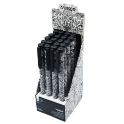 Golyóstoll kupakos, 0,7mm Vinson Tattoo A3 vegyes test displ 20 db/display Golyóstoll Vinson