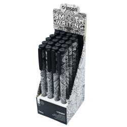 Golyóstoll kupakos, 0,7mm Vinson Tattoo A3 vegyes test displ 20 db/display Golyóstoll Vinson