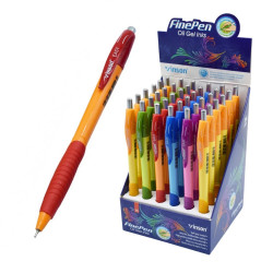 Golyóstoll nyomógombos 0,7mm Vinson 8501 vegyes test displ 36 db/display Golyóstoll Vinson