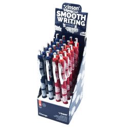 Golyóstoll nyomógombos 0,7mm Vinson Change K60 vegyes test displ 24 db/display Golyóstoll Vinson