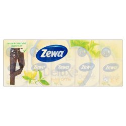 Papírzsebkendő 3 rétegű 10 x 10 db/csomag Zewa Deluxe Spirit of Tea Papírzsebkendők Zewa