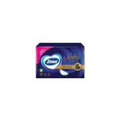 Papírzsebkendő 4 rétegű 6 x 9 db/csomag Zewa Softis illatmentes Papírzsebkendők Zewa