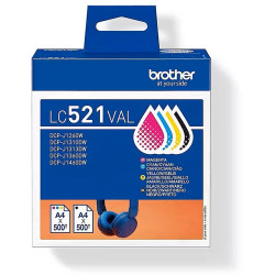 Brother LC521 tintapatron multipack BCMY ORIGINAL Tintapatron original Brother