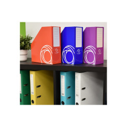 Iratpapucs 9cm, karton, fóliázott Bluering® fekete Iratpapucs Bluering