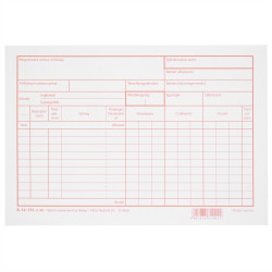 Raktárkészlet nyilvántartólap A5 B.12-151 Nyilvántartás Nyomell