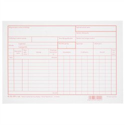 Raktárkészlet nyilvántartólap A5 B.12-151 Nyilvántartás Nyomell