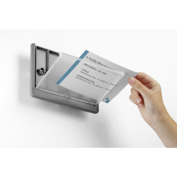 Információs tábla 149x105,5mm, Durable fehér Vizuál, irányító tábla Durable