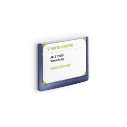 Információs tábla 149x105,5mm, Durable kék Vizuál, irányító tábla Durable