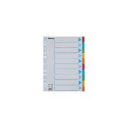 Elválasztólap, A4, Maxi regiszteres 1-10 írható karton előlap 100208 Esselte Elválasztó lap Esselte