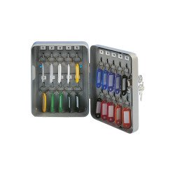 Kulcsszekrény 20 férőhelyes, DONAU Kulcsjelölő címke Donau