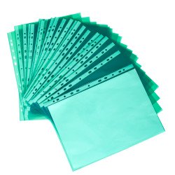 Genotherm lefűzhető A4, 50 micron, 25 db/csomag, zöld Lefűzhető genotherm Karton