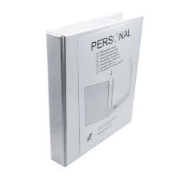 Gyűrűskönyv panorámás A4, 5cm, 4 gyűrűs fehér Panorámás gyűrűskönyv Karton