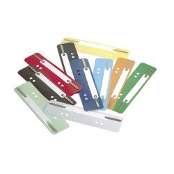 Gyorsfűző szerkezet, lefűzőlapocska, PP Durable 250 db/doboz vegyes színek Gyorsfűző műanyag Durable