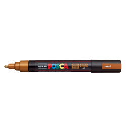 Dekormarker 1,8-2,5mm, Uni Posca PC-5M bronz Dekormarker Uni
