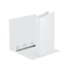 Gyűrűskönyv panorámás A4, 5cm, 4 gyűrű, D alakú, PP Esselte fehér Gyűrűskönyv Esselte