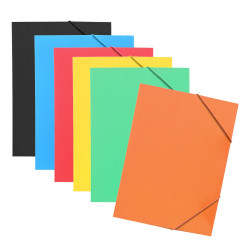 Gumis mappa A4, 300g. karton sarok gumírozással Bluering®, zöld Gumis mappa Bluering