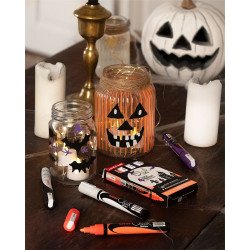 Krétamarker folyékony 1,8-2,5mm Uni-Posca PWE-5M 4 db-os Halloween készlet Dekormarker Uni