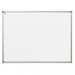 Fehértábla mágneses alukeretes 90x120cm, 1 db/doboz, Bluering® Fehér tábla Bluering