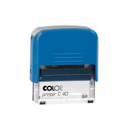 Bélyegző C40 Colop kék átlátszó ház/kék párna Bélyegző és kelléke Colop