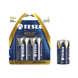 Elem LR14 baby tartós alkálielem POWER PLUS 2db/csomag Uniross Elem, akkumulátor, töltő Uniross