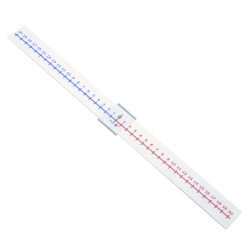 Számegyenes műanyag, iskolai használatra, Bluering Iskolai készségfejlesztő Bluering