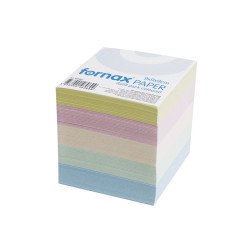 Kockatömb ragasztott, 9x9x9cm, Fornax pasztell Kockatömb Fornax