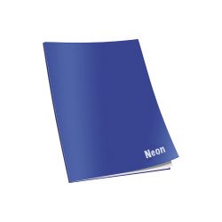 Füzet A4, 40+2lap, kockás 80g. Connect neon lakk borító, Iskolai füzet Connect