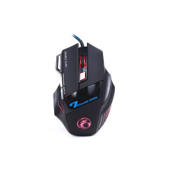 Egér optikai vezetékes iMICE X7 fekete-kék Egér, mutatóeszköz Apedra