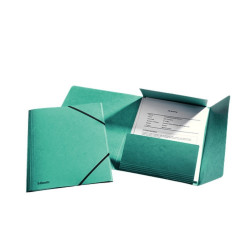 Gumis mappa A4, prespán karton, 15mm, Esselte Rainbow zöld Gumis mappa Esselte