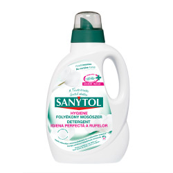 Mosógél 1,65 liter (17 mosás) fehér és színes ruhákhoz Sanytol Hygiene Mosószerek Sanytol