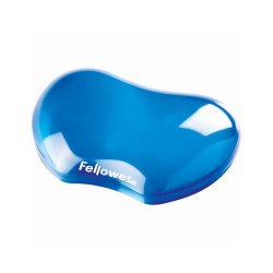 Csuklótámasz, mini, géltöltésű, Fellowes® Crystal Gel, kék Kéz és csuklótámasz Fellowes