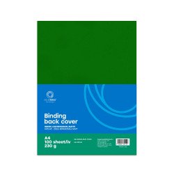 Hátlap, A4, 230 g. bőrhatású 100 db/csomag, Bluering® zöld Kötészeti kellék Bluering