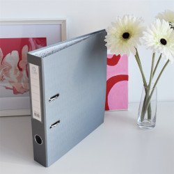 Iratrendező A4, 5cm, Bluering® szürke Iratrendező Bluering