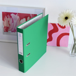 Iratrendező A4, 5cm,lapraszerelt, Bluering® Smart zöld Iratrendező Bluering