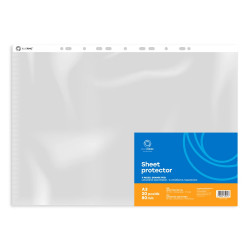 Genotherm lefűzhető, A3, 80 micron álló, narancsos Bluering® 20 db/csomag, Lefűzhető genotherm Bluering