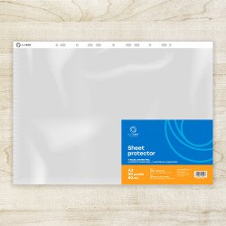 Genotherm lefűzhető, A3, 80 micron álló, narancsos Bluering® 20 db/csomag, Lefűzhető genotherm Bluering