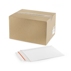 Karton tasak A5, szilikonos 176x250mm, 450g. GD2 Bluering® fehér Tasak Bluering