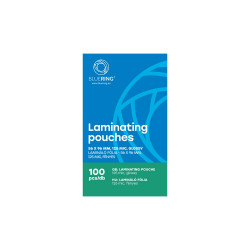 Lamináló fólia 56x96mm, 125 micron 100 db/doboz, Bluering® Kötészeti kellék Bluering