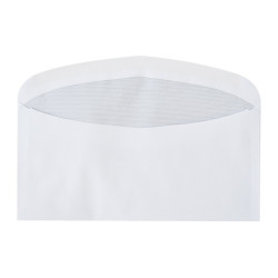 Boríték LC6/5 enyvezett bélésnyomott jobb ablakos 35x90mm 114x229mm J28A20 Bluering® fehér Boríték Bluering