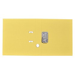 Iratrendező A4, 5cm, két oldalt PP borítás,lapraszerelt, Bluering® Premium sárga Iratrendező Bluering