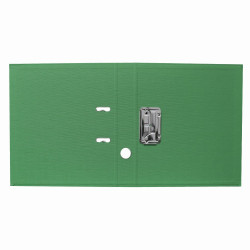 Iratrendező A4, 5cm, két oldalt PP borítás,lapraszerelt, Bluering® Premium zöld Iratrendező Bluering