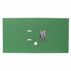 Iratrendező A4, 5cm, két oldalt PP borítás,lapraszerelt, Bluering® Premium zöld Iratrendező Bluering