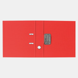 Iratrendező A4, 7,5cm, két oldalt PP borítás,lapraszerelt, Bluering® Premium piros Iratrendező Bluering