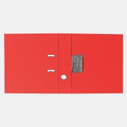 Iratrendező A4, 7,5cm, két oldalt PP borítás,lapraszerelt, Bluering® Premium piros Iratrendező Bluering