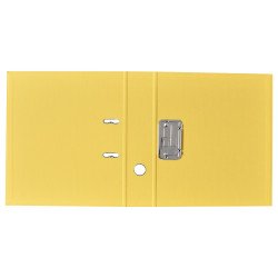 Iratrendező A4, 7,5cm, két oldalt PP borítás,lapraszerelt, Bluering® Premium sárga Iratrendező Bluering